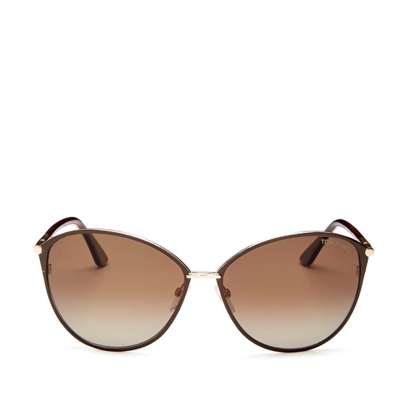 Tom Ford Penelope Sunglasses in Luxe Brown - trending color! 🤎🐻🤎 - Picture 3 of 15